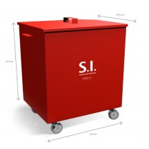  Balde Areia 100L com rodas