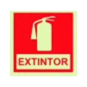 Placa de sinalização de Extintor 